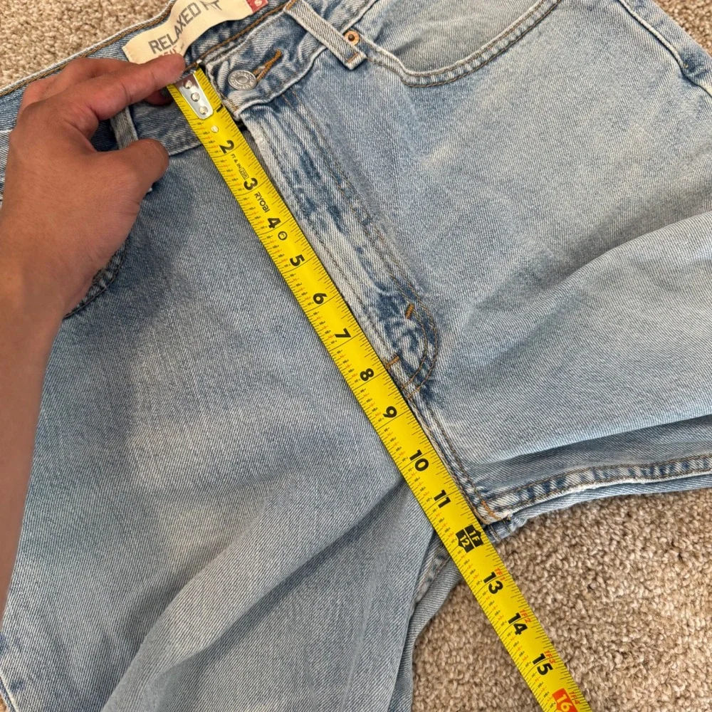 Levi's 550 Relaxed Fit Jeans Mens 34x31 Light Wash Vintage Y2K Distressed Denim